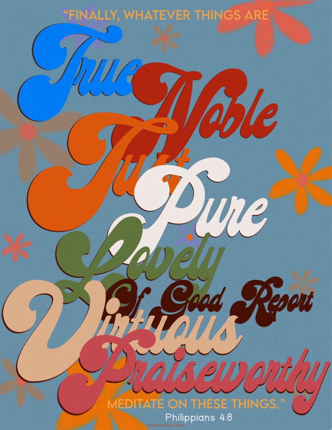 Bible Verse Wall Art, Christian Decor, Living Room Scripture Sign