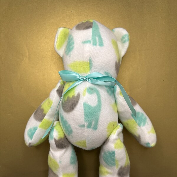 Infant safe handmade fleece Teddy Bear Baby Buddy for Baby Showers, Nursery Decoration and Newborn gifts