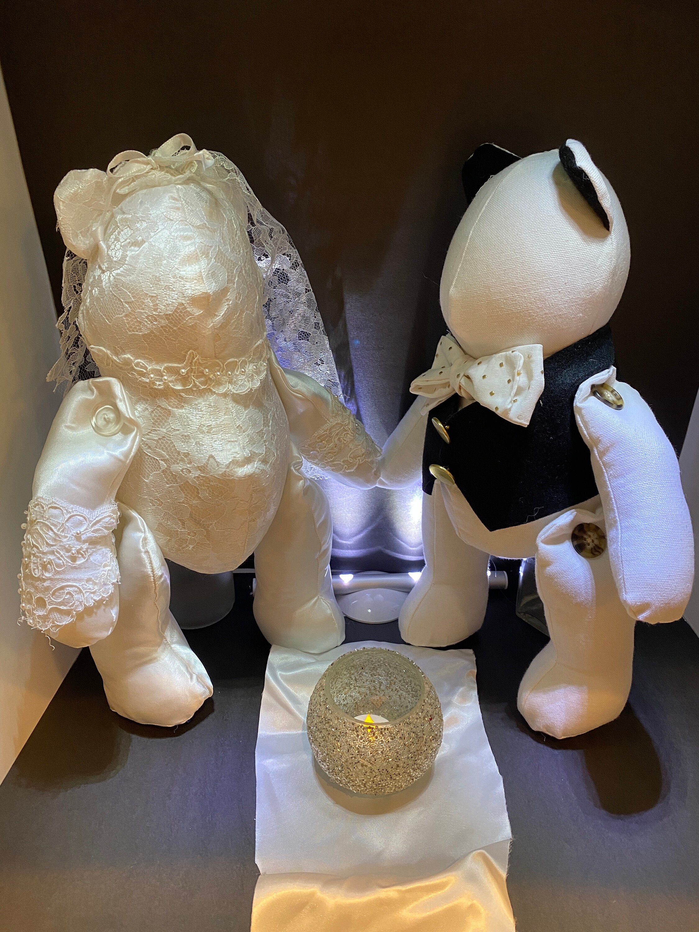 Bride and cheap groom stuffed animals