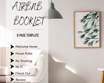 Airbnb Sign Bundle, Editable Templates, Wifi password Sign, Welcome Book, House Rules, Airbnb Host, Vacation Rental, Check Out