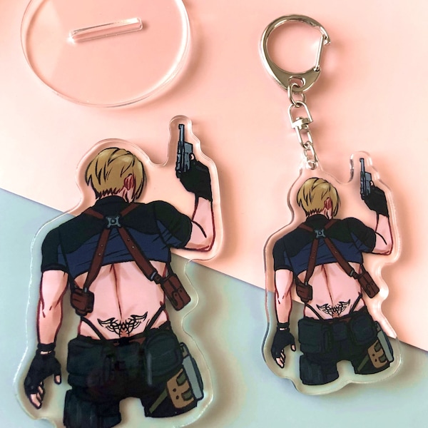 Mod Leon Keychain or Standee ‘Tramp Stamp Leon’