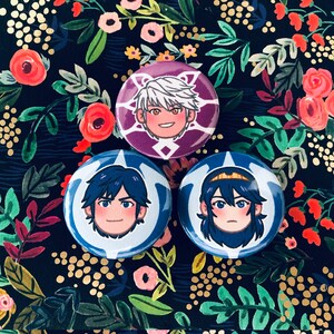 Awakening Pins Chrom Lucina Robin