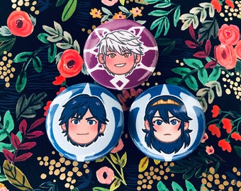 Awakening Pins Chrom Lucina Robin