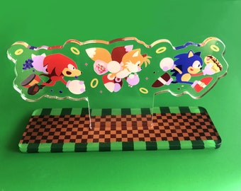 Snack Run Sonic Double Sided Standee