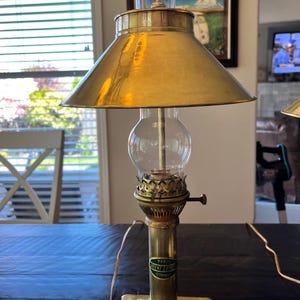 Vintage Brass Paris Orient Express Istanbul Table Lamps. Great Condition. FREE SHIPPING