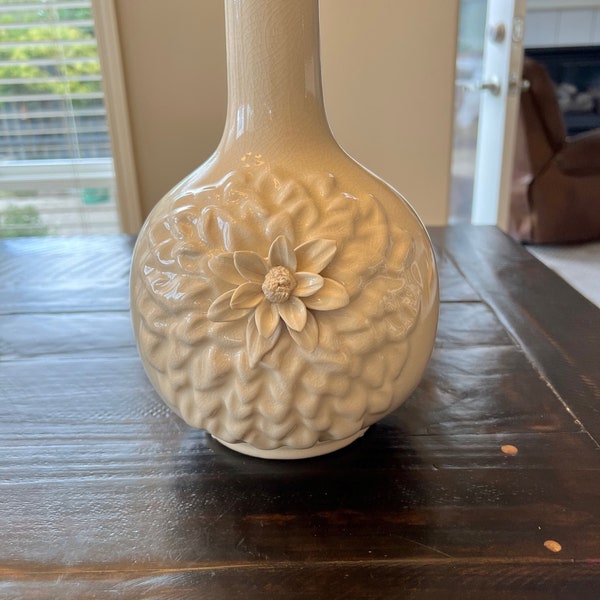 Cracked Glass Vase Etsy