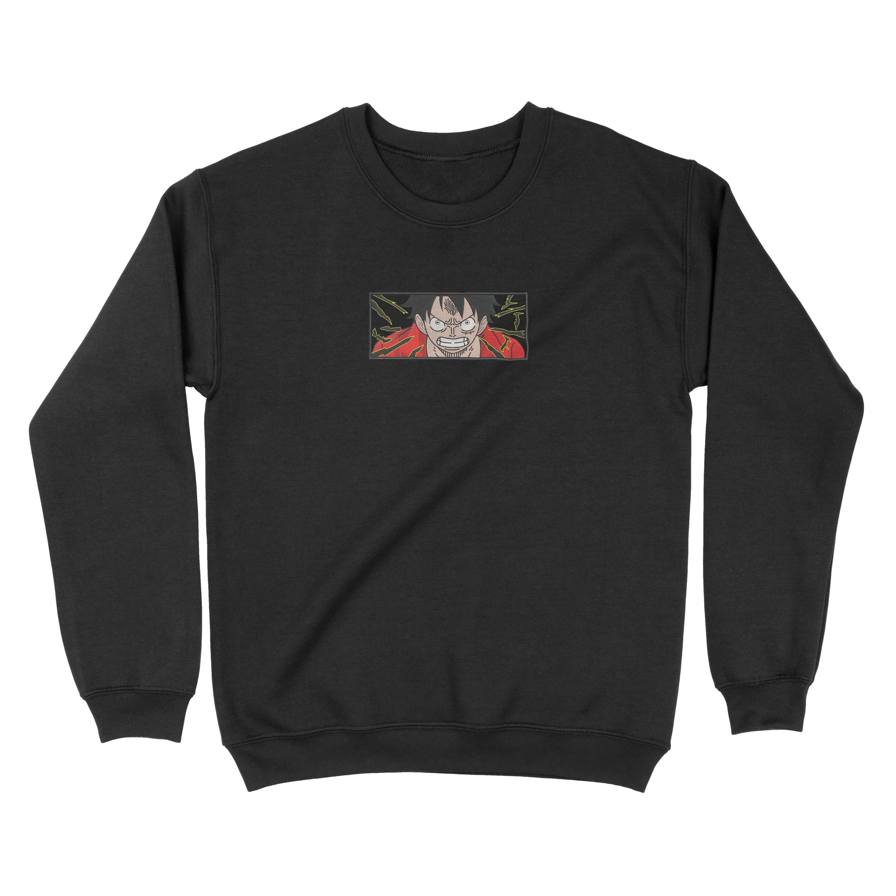 Discover Roi Des Pirates Anime Sweatshirt Brodé Unisex