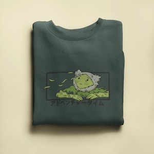 Time Adventure Anime Cartoon Inspired Embroidered Shirt/Crewneck/Hoodie | Fern adventure time embroidered shirt/sweater/hoodie