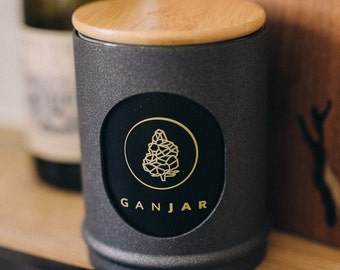 Weed Jar GANJAR S - ONYX GREY Made in Germany