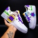 Air Force 1 custom sneakers rick and morty