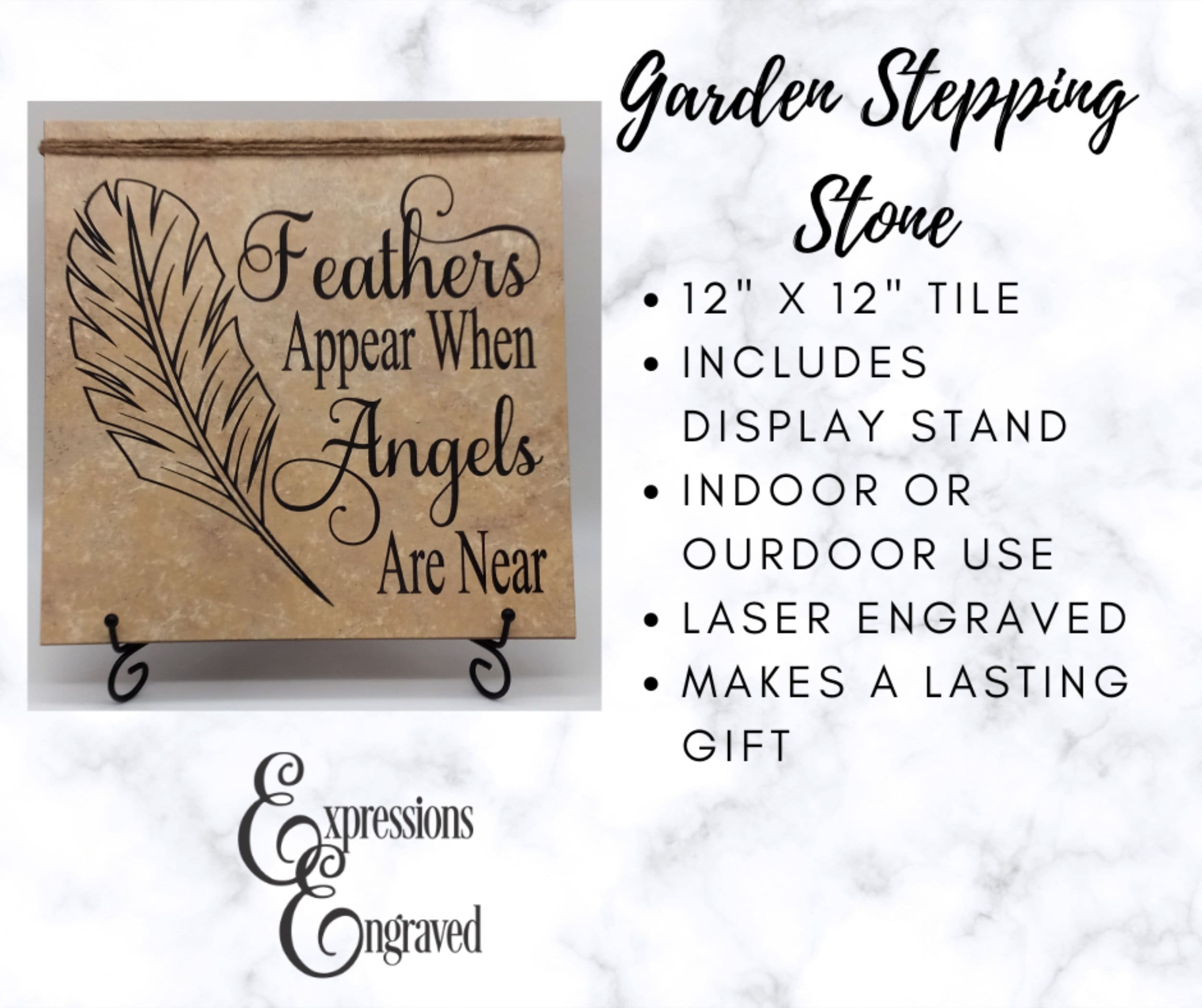 Angel Stepping Stone - Etsy