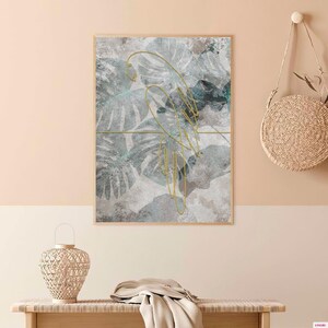 LEAVES ART | wall art, painting, print, canvas wall art,bedroom wall art, oil painting, abstract paint, minimalist wall art, modern wall art