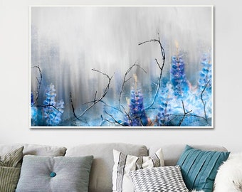 WILDFLOWERS | wall art, painting, art print, oil painting, abstract art, abstract wall art, canvas wall art, bathroom decor, wall art prints