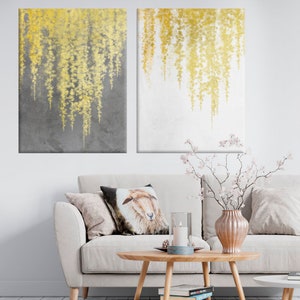 LIGHT PAINTING | set of 2 prints, wall art, painting, art print, canvas art, abstract art, modern art, large wall art, bathroom decor, art