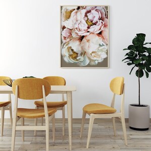 ROSES IN SPRING | wall art, painting, print, canvas wall art,bedroom wall art, oil painting, abstract painting, minimalist art, modern art