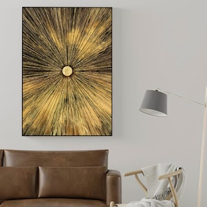 TUNNELS OF SUNLIGHT | wall art, painting, print, canvas wall art,bedroom art, oil painting, abstract paint, minimalist wall art, modern art