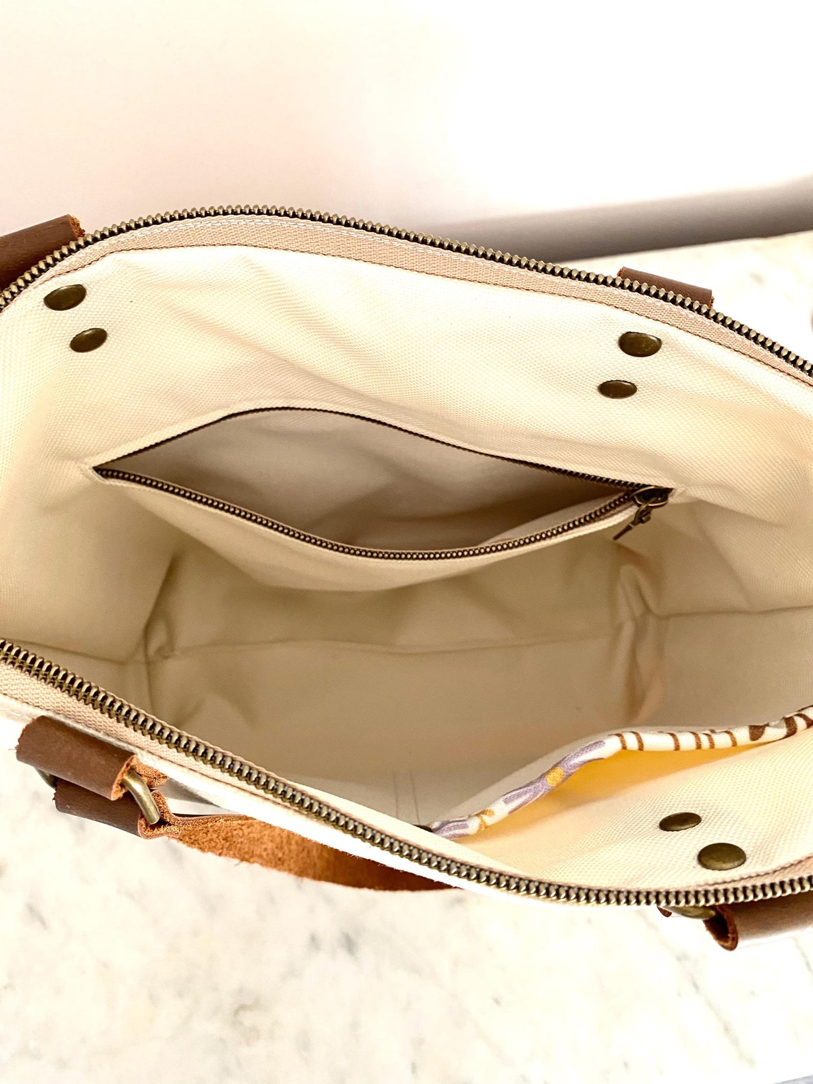 Readywares Waxed Canvas Crossbody Tote Bag - Waterproof & Durable Everyday Carry Bag