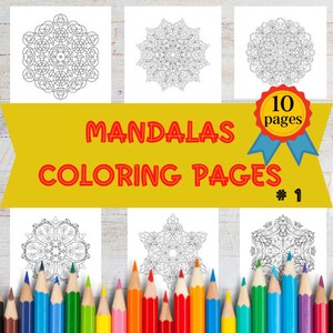 Mandalas Coloring Pages, Coloring pages for Adults, Mandala Adult Coloring Pages