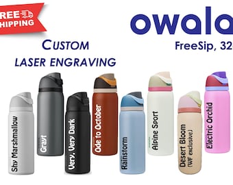 Owala FreeSip 32 oz. - Personalized Water Bottle | Limited Unique Colors