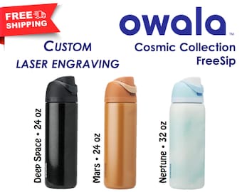 Owala FreeSip Cosmic Collection - Personalized Water Bottle | Limited Edition Colors