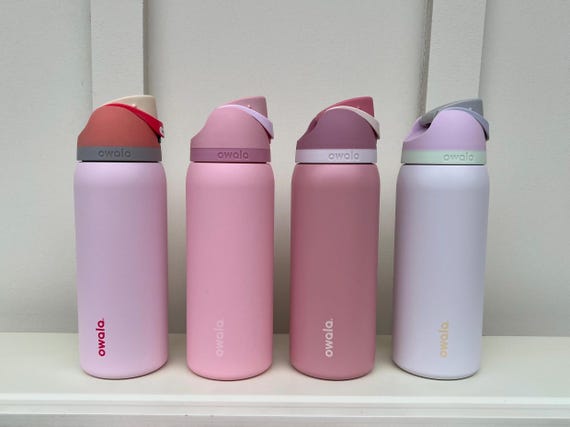 Owala Freesip 32 Oz. - Personalized Water Bottle | Limited Pink