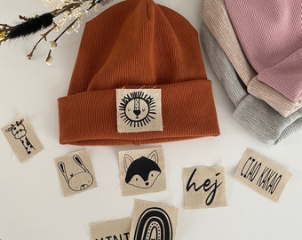 Hipster Beanie | Beanie | Kindermütze | Übergangsmütze| Sommer | Mütze | personalisiert | Frühling