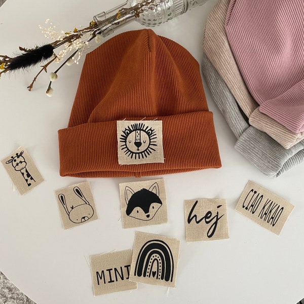 Hipster Beanie | Beanie | Kindermütze | Übergangsmütze| Sommer | Mütze | personalisiert | Frühling