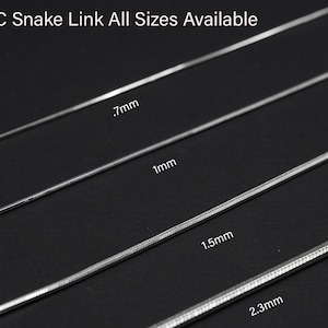 925 Sterling Silver Diamond Cut Snake Chain Necklace - Italian Craft