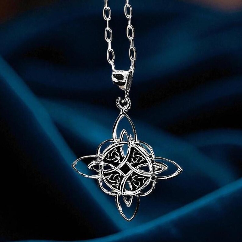 925 Sterling Silver Celtic Knot Pendant Necklace: Irish Jewelry Gift ...