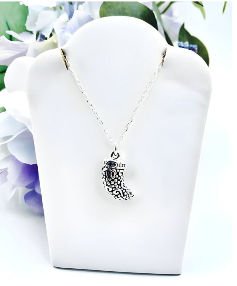 925 Silver Filigree Fang Pendant Artisan Crafted Tooth Necklace,elegant ...