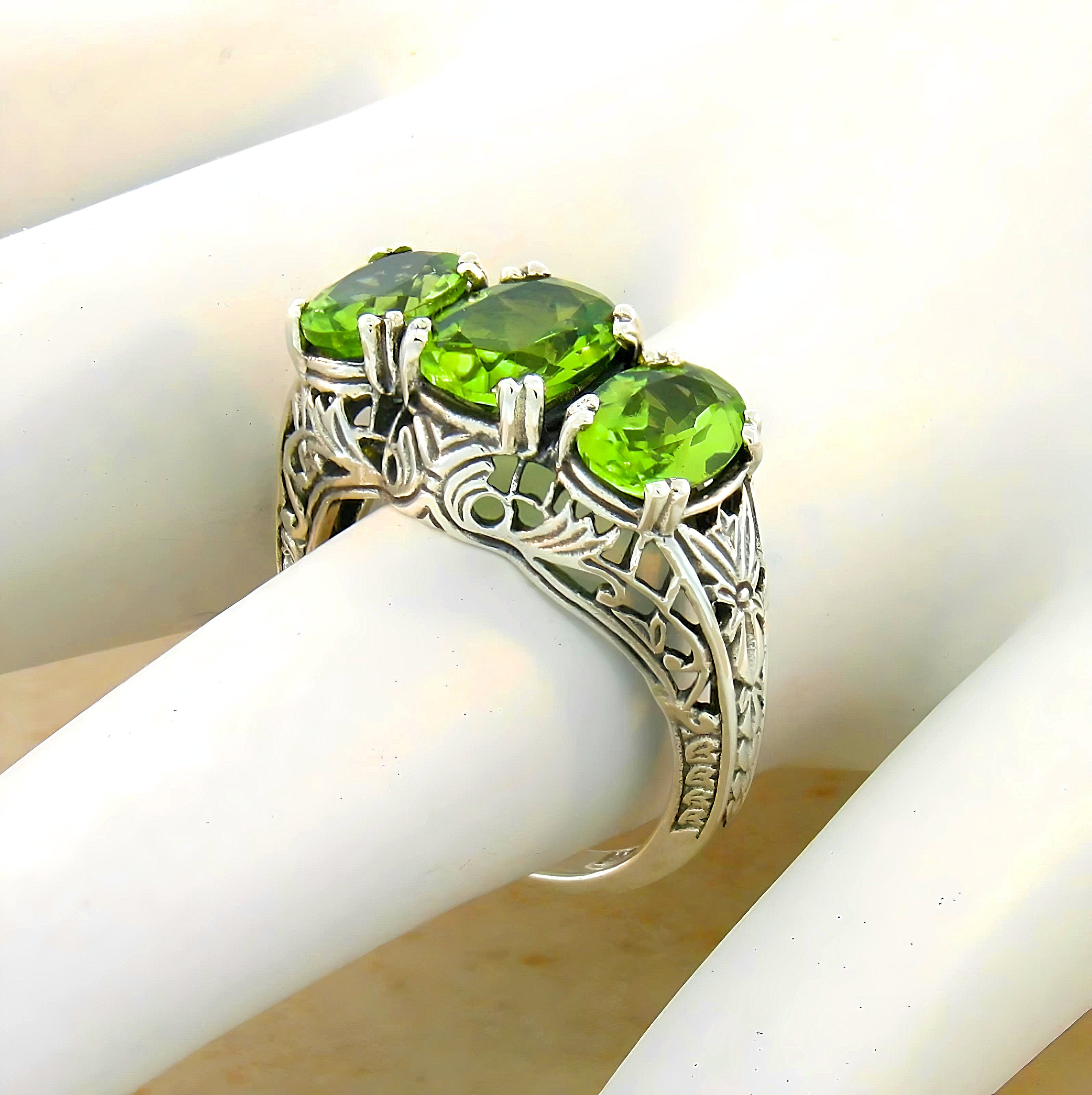 Antique Peridot - Etsy