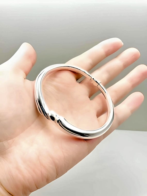 【sting925】Oriental Wave Bangle 스팅925