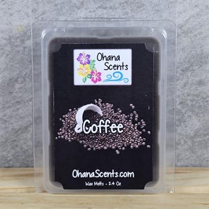Coffee Scented Wax Melts, Coffee Grounds Scented, Black Coffee scented, Fresh Coffee, Long Lasting, Strong Scented, Ohana Scents