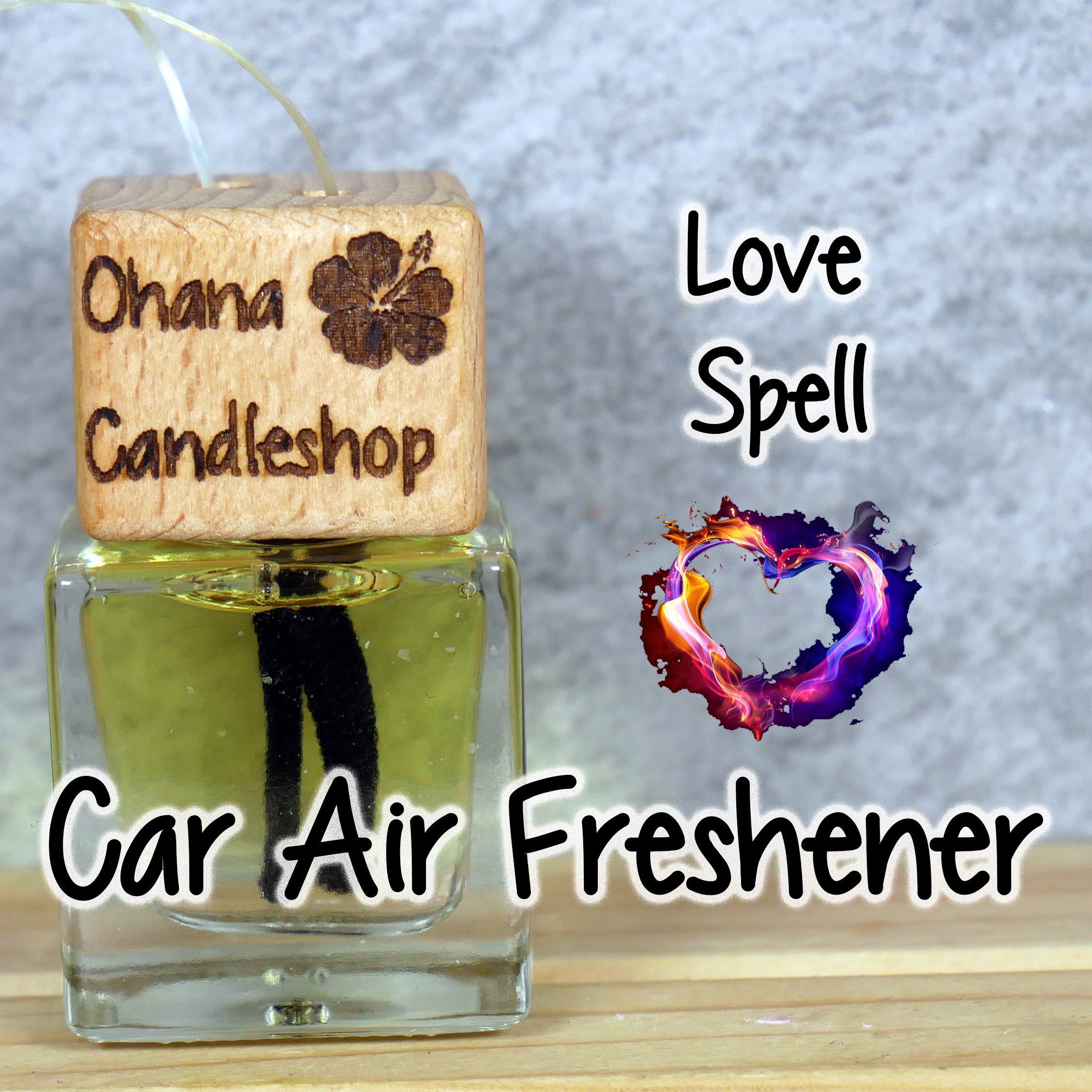 Car Diffuser Bottles w/ Decorative Lids - Make DIY Car Air Fresheners
