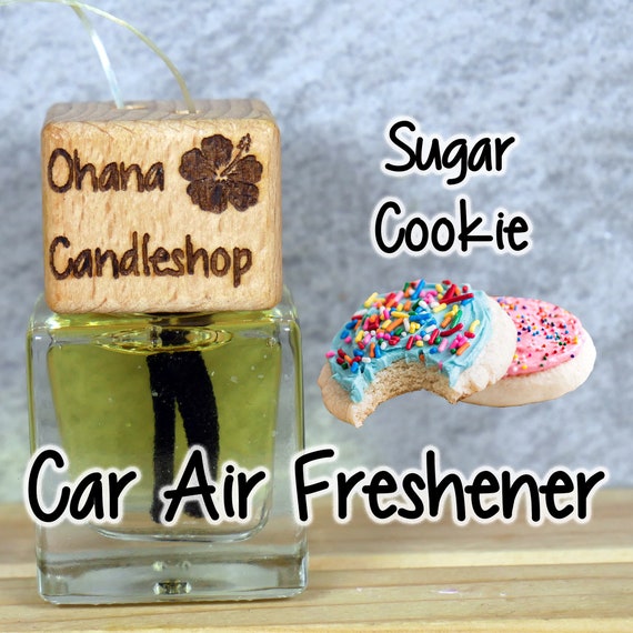 Sugar Cookie Air Freshener, Car Air Freshener, Vanilla Scented, Sugar  Cookie Scented, Strong Scented, Long Lasting, Ohana Candleshop 