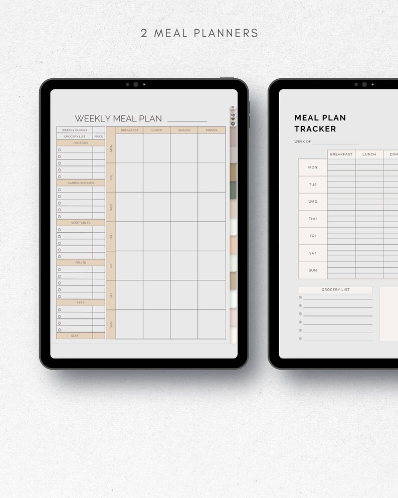 2023 Digital DOKI Monthly Planner dated Aesthetic Planner 2023 Best