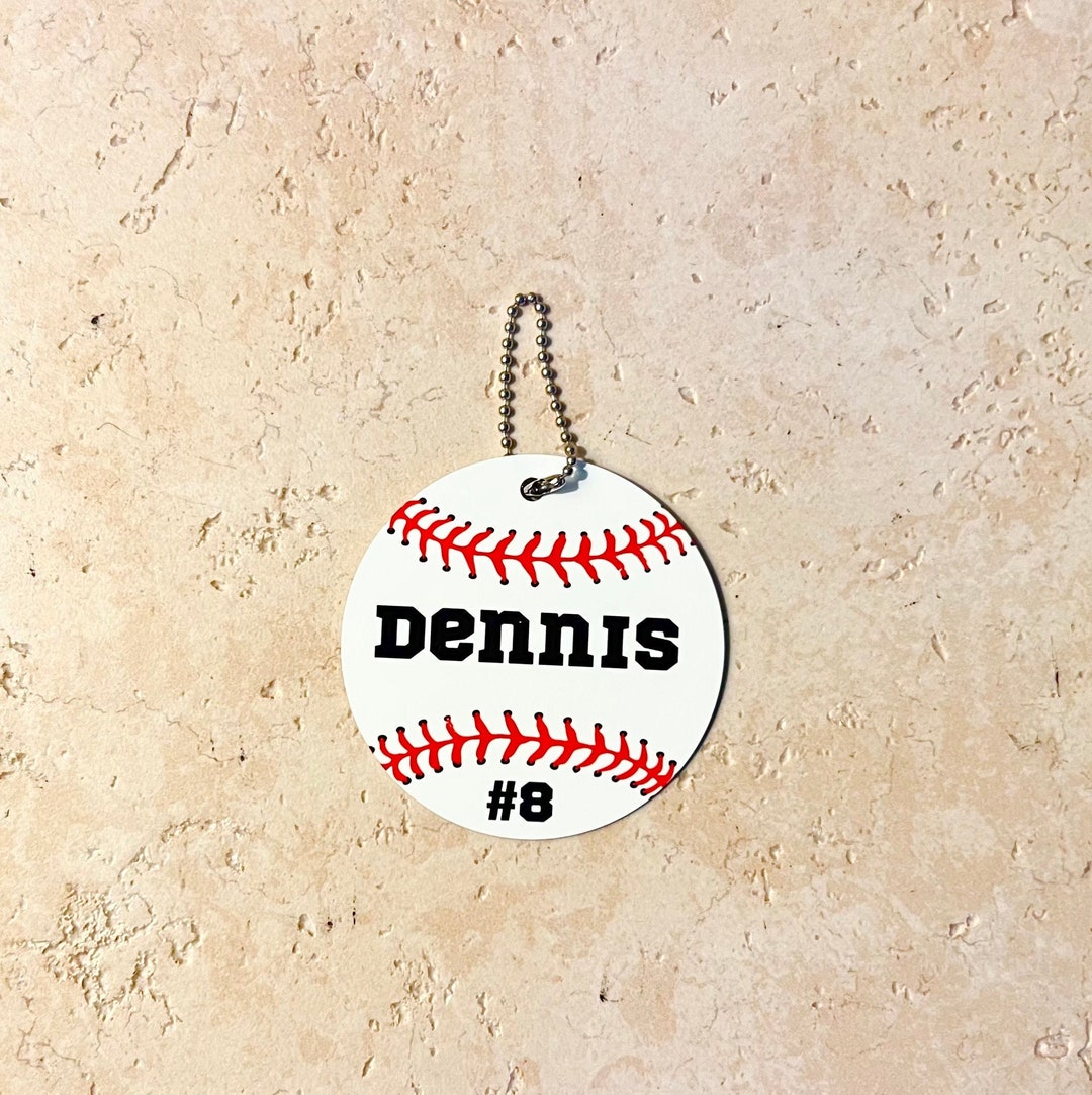 Personalized Sport Bag Tag Personalized Bag Tag Baseball Bag Etsy