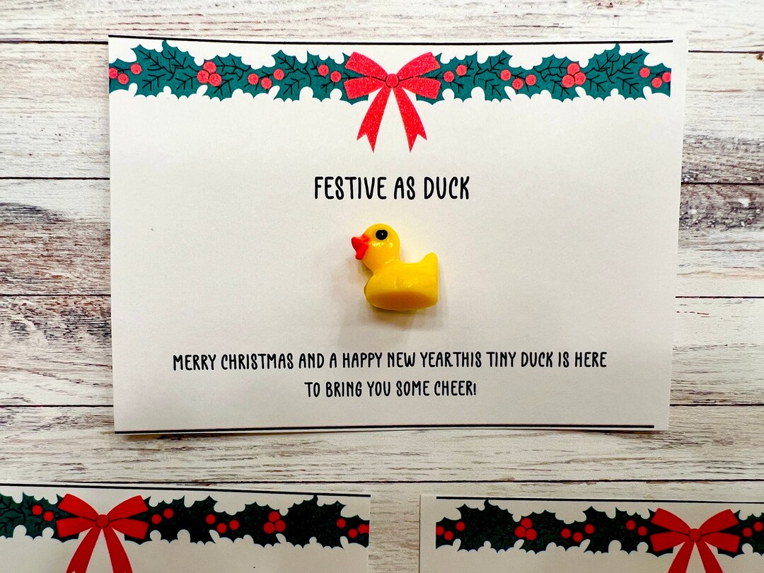 Festive as Duck, Gag Gift, Gag Gifts, Stocking Stuffer, Funny Gifts, Funny Gift, Christmas