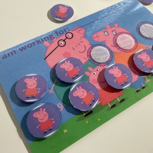 Peppa Pig Token Board/Reward Chart - digital product