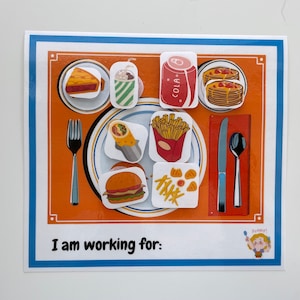 Happy Meal Token Board/Token Economy/Reward Chart/Special education - digital product