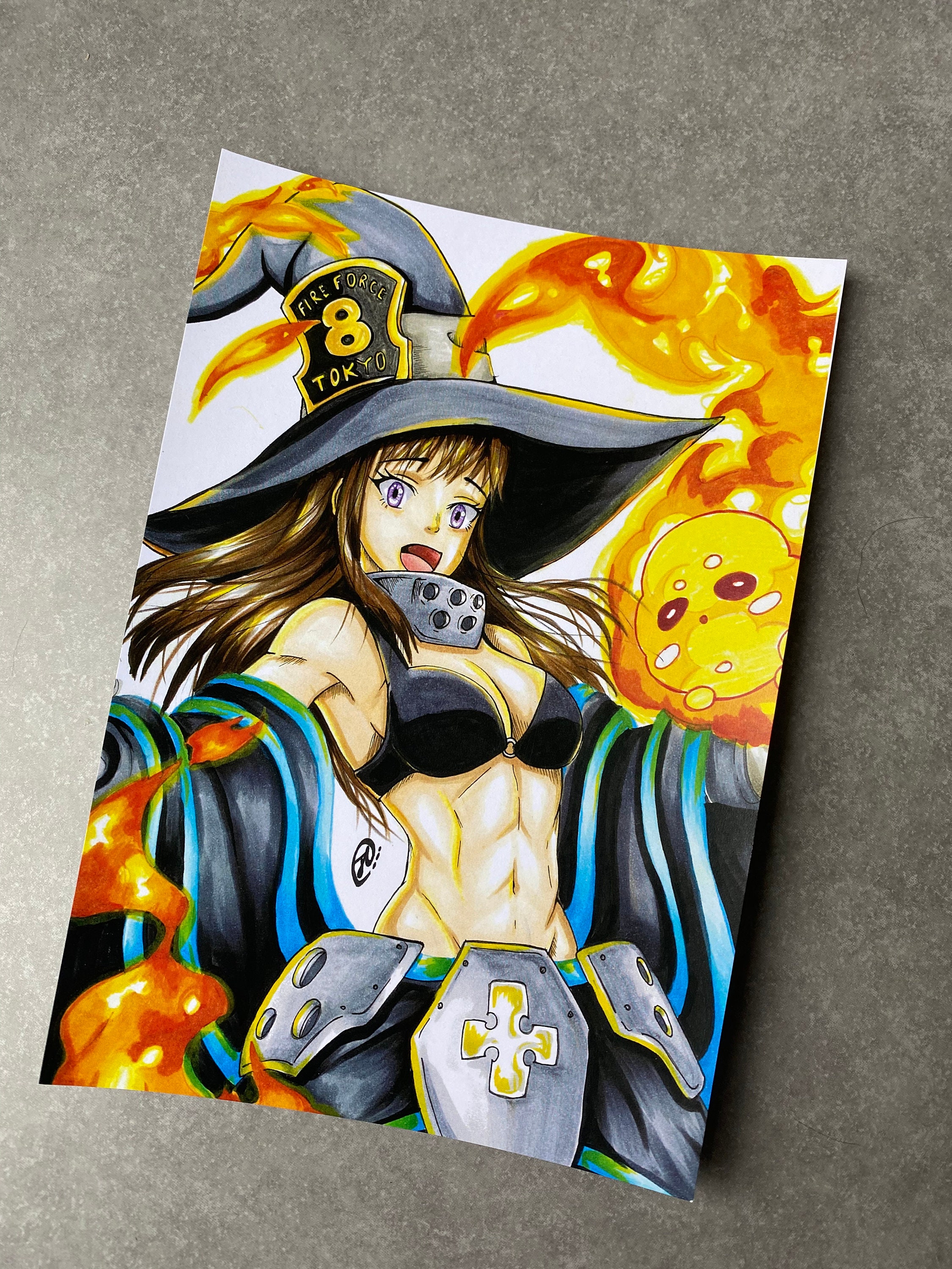 Print A5, Maki Fire Force