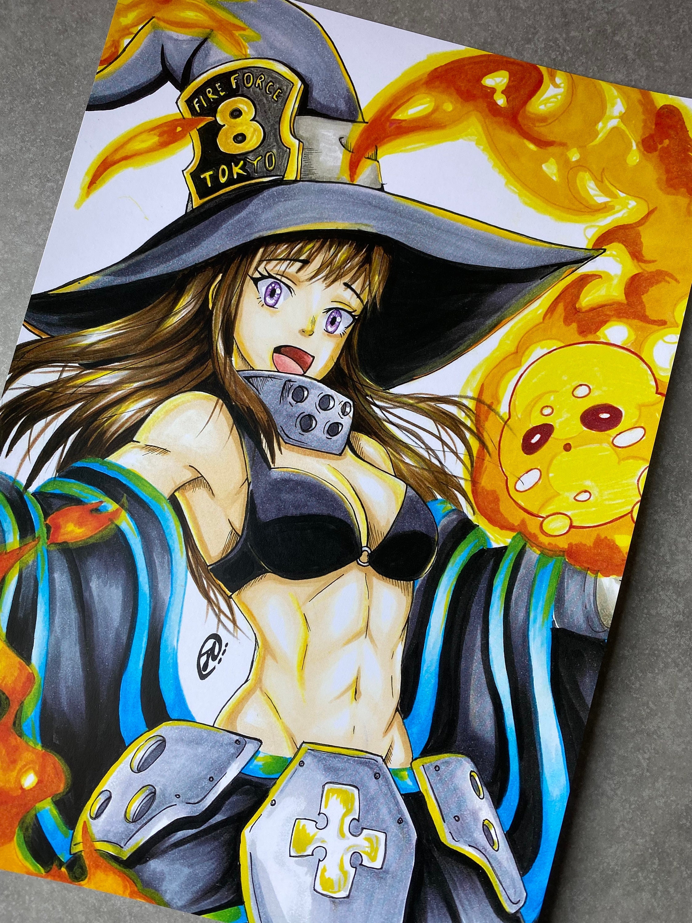 Print A4, Maki, Fire Force