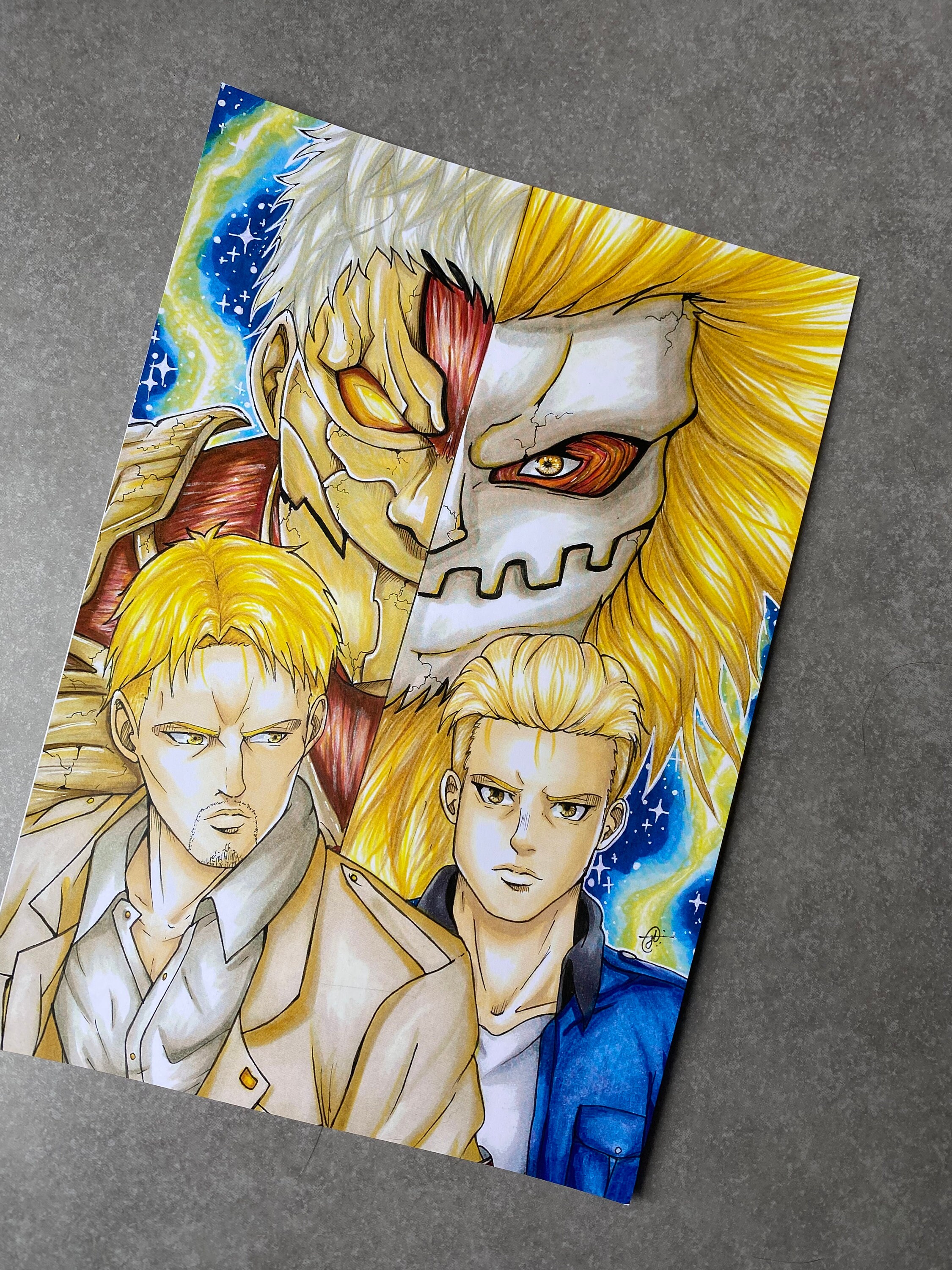 A L'unité Snk Reiner/Porco