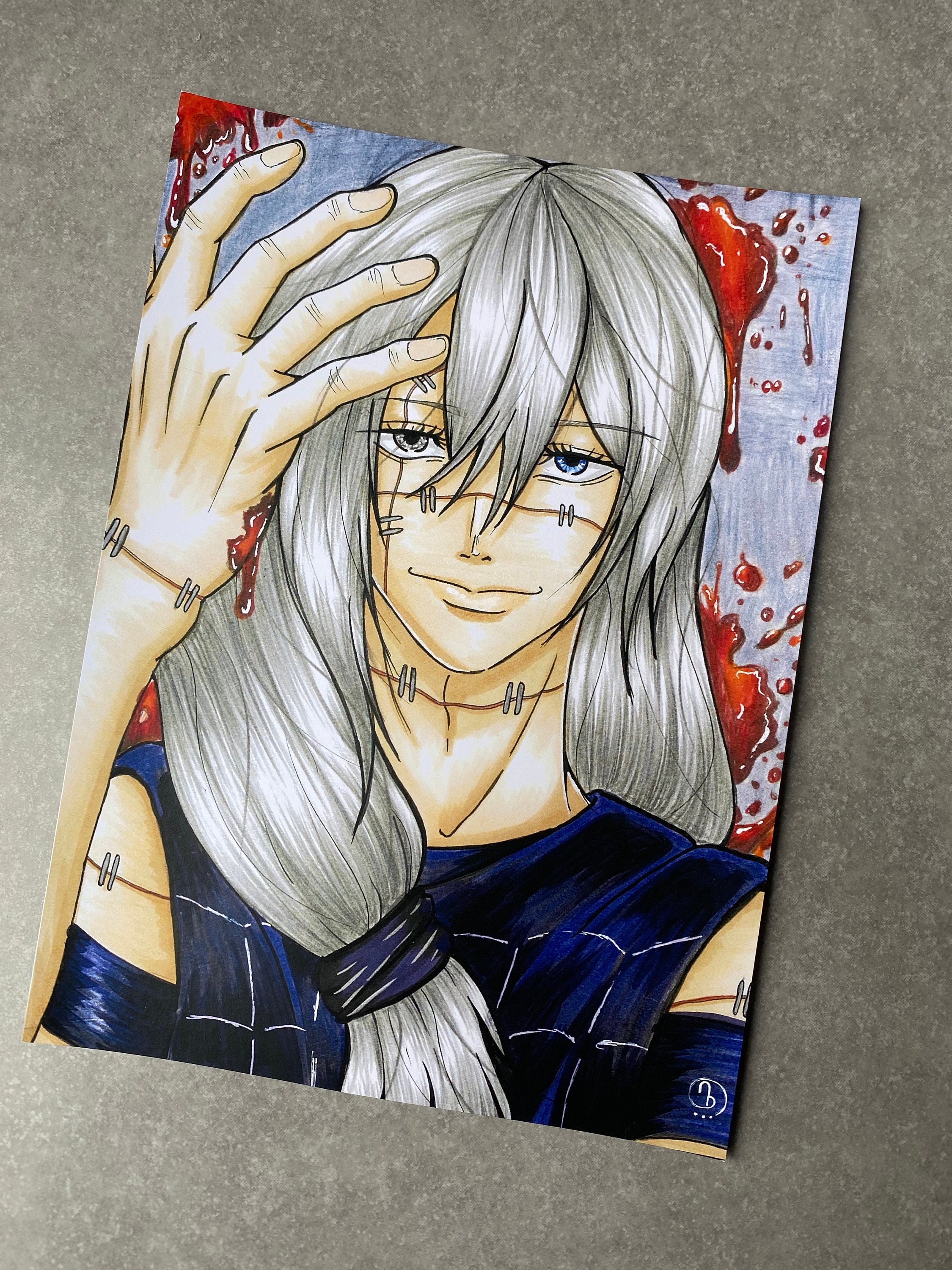 Print A4 Mahito, Jujutsu Kaisen