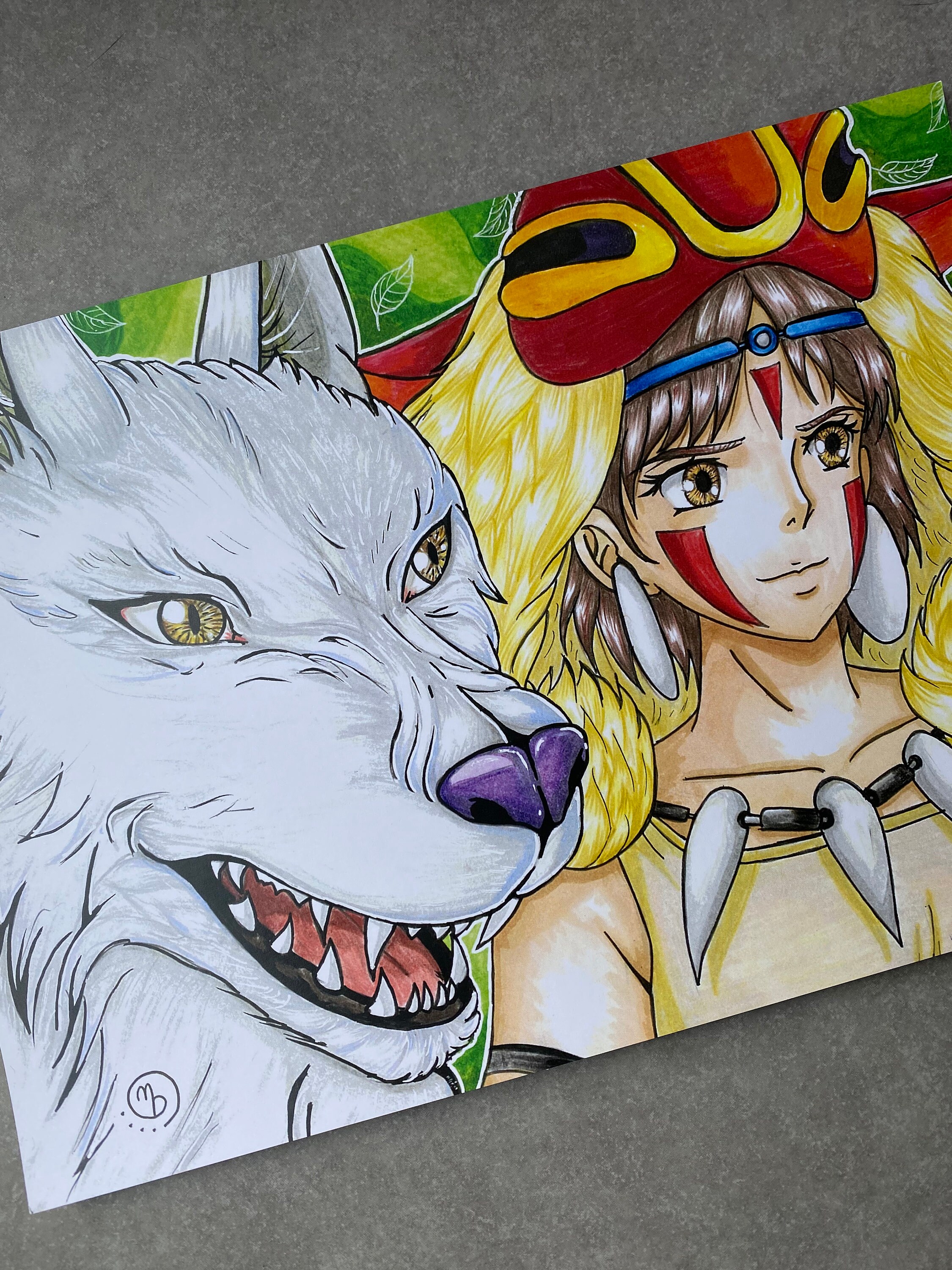 Print A4, Princesse Mononoké