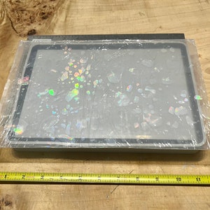 8"x12" Holographic silicone mold inserts/overlays/resin crafts/special effects/Extra large now available/
