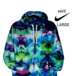 nike just do it tie dye hoodie