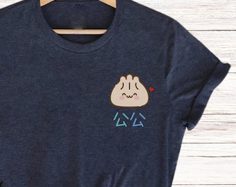Chinese Grandma Grandpa Dumpling shirt Personalized Grandparent Announce gift Dim sum Baby Shower Pregnancy Reveal Announcement Popo Nainai
