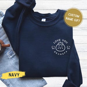 Chinese Grandma Grandpa sweatshirt Custom Baby Pregnancy Reveal announcement Dumpling gift Grandparent Bao Announce shirt Cantonese Popo Nai