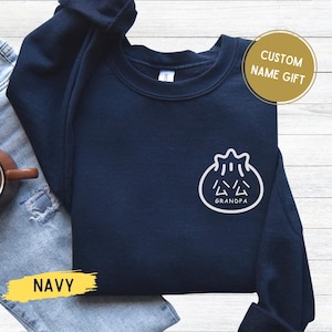 Chinese Grandma Grandpa sweatshirt Custom Baby Pregnancy Reveal announcement Dumpling gift Grandparent Bao Announce shirt Cantonese Popo Nai